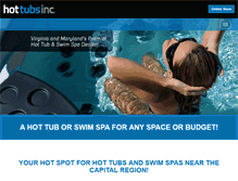 Tablet Screenshot of hottubsinc.com